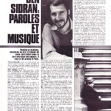 Ben Sidran: Paroles et Musique - Review