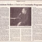 Jazzman Strikes a Chord at Community Programs - Review