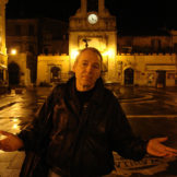 In the town square of Sutri, Italy