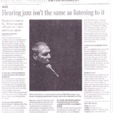 Hearing Jazz Isn’t the Same as Listening To It - Review