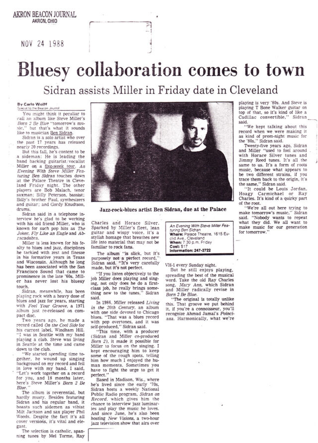 Bluesy Collaboration Comes to Town - Review