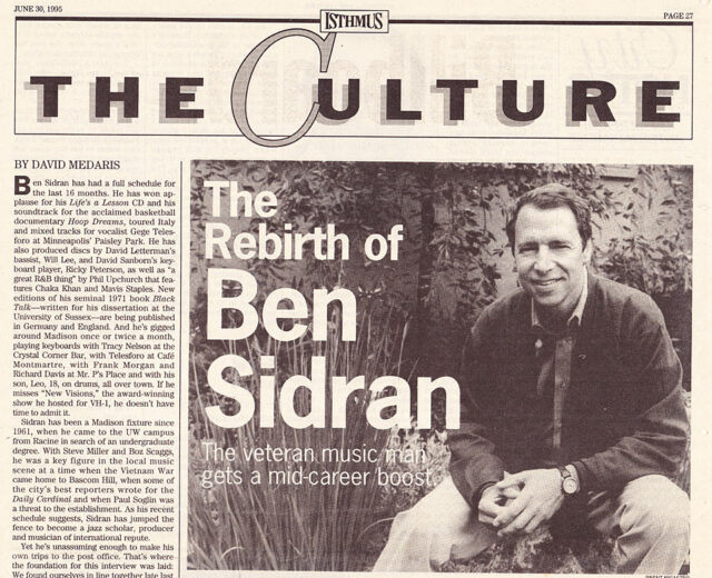 The Rebirth of Ben Sidran - Review