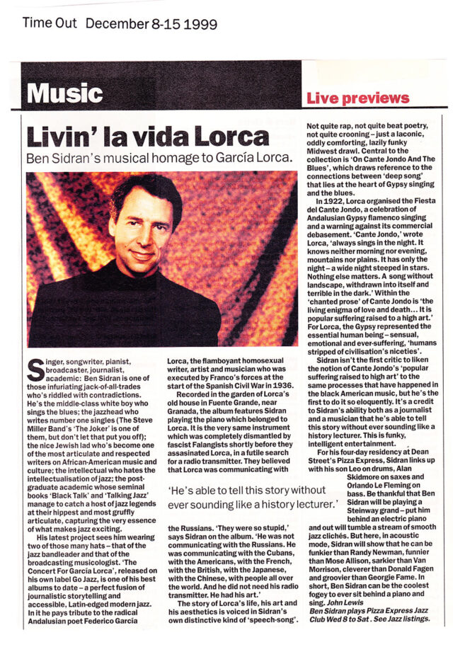 Living La Vida Lorca - Review