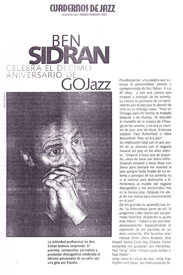 Celebra el Decimo Aniversary de Go Jazz - Review