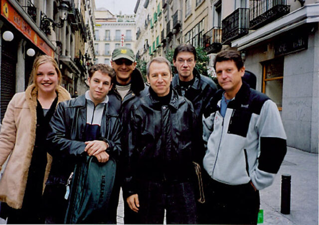 The band in Madrid for lunch