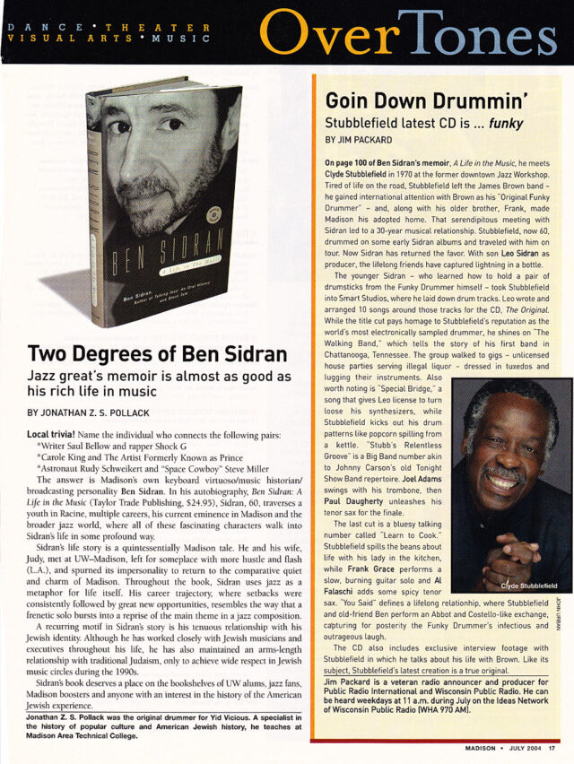 Two Degrees of Sidran - Review