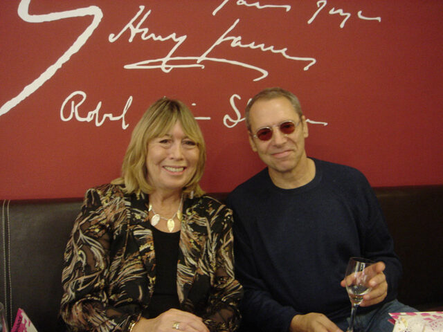At book festival with Cynthia Lennon